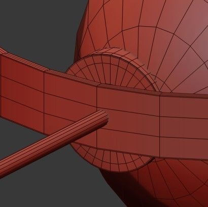 Vintage Twelve Arm Chandelier in the Style of Stilnovo 3D model_6