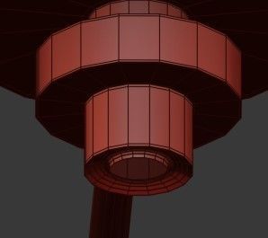 Vintage Twelve Arm Chandelier in the Style of Stilnovo 3D model_7