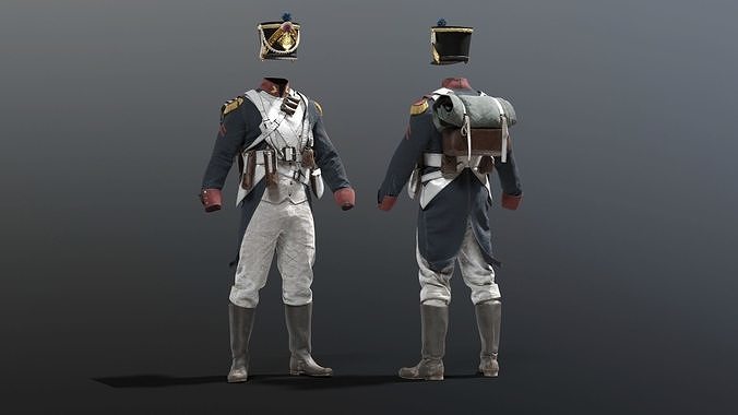 SOLDIER Grande Armee French 3D model