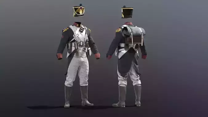 SOLDIER Grande Armee French 3D model