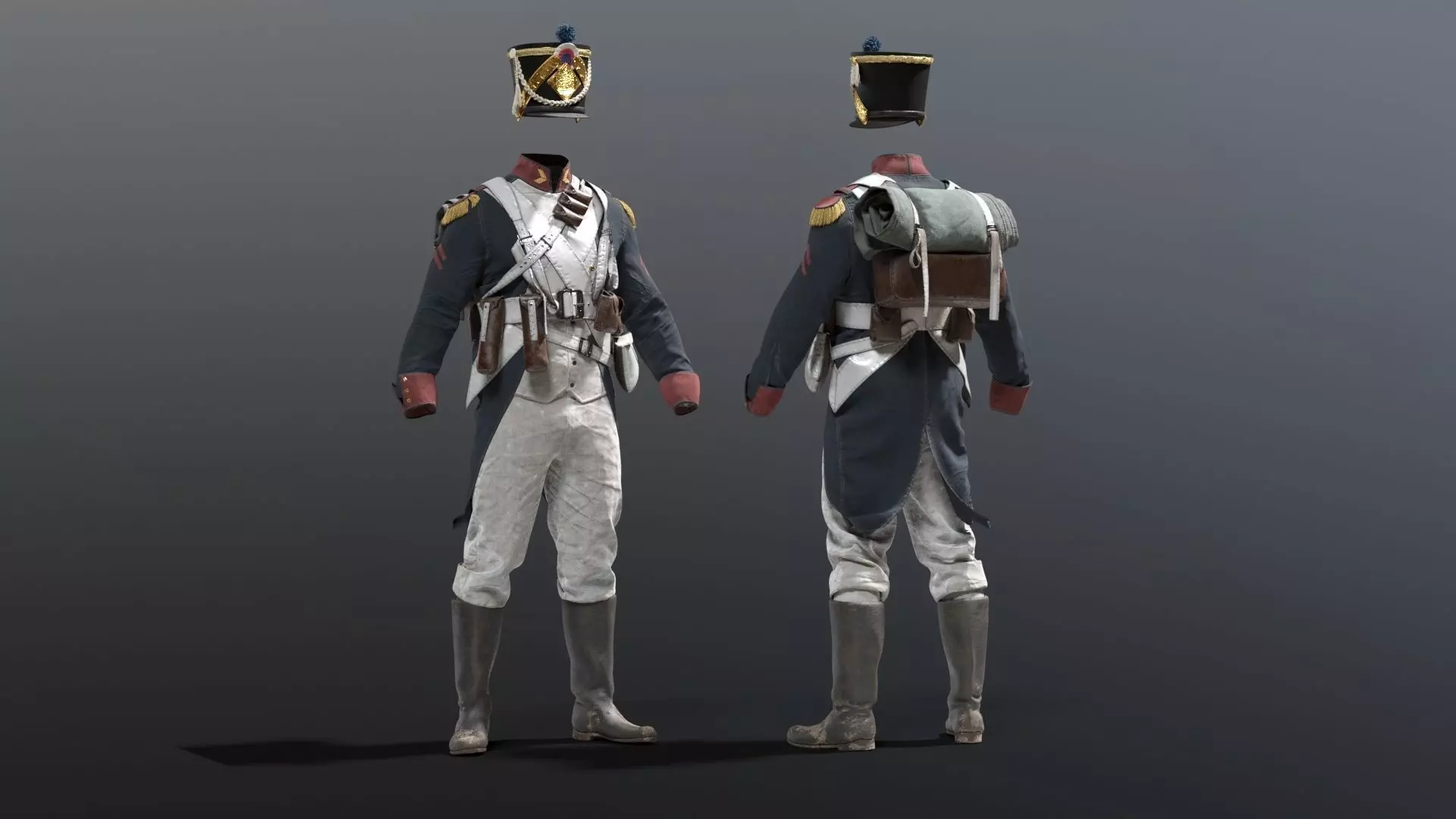 SOLDIER Grande Armee French 3D model_0