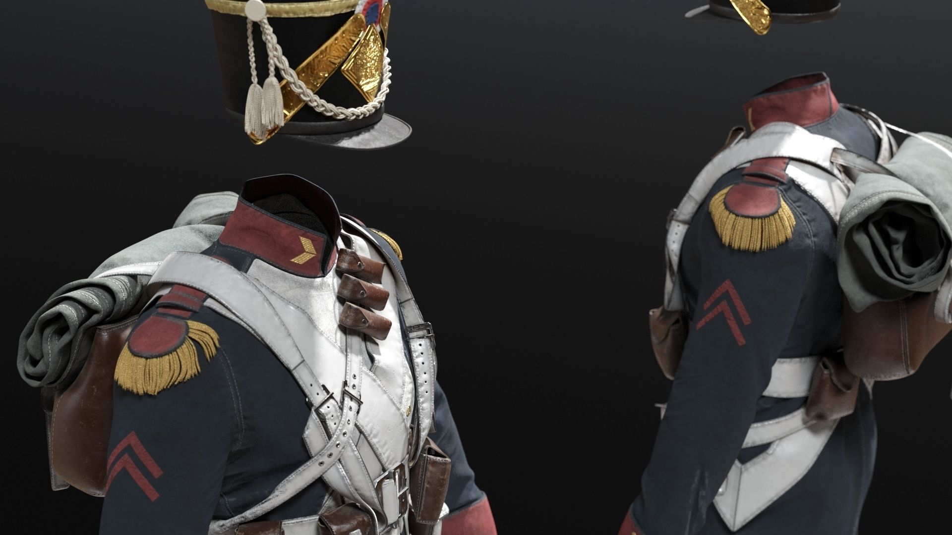 SOLDIER Grande Armee French 3D model_4