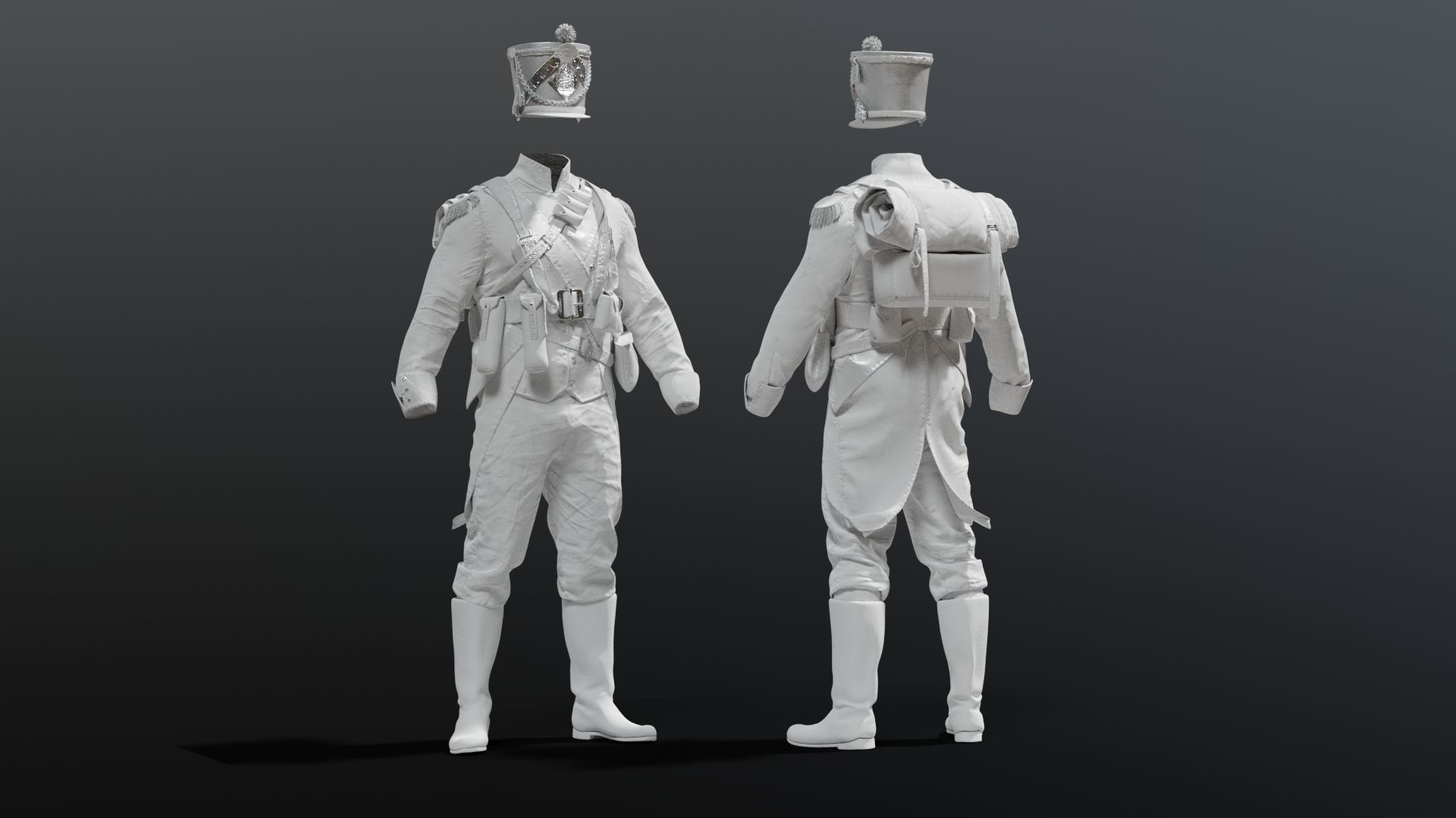 SOLDIER Grande Armee French 3D model_14