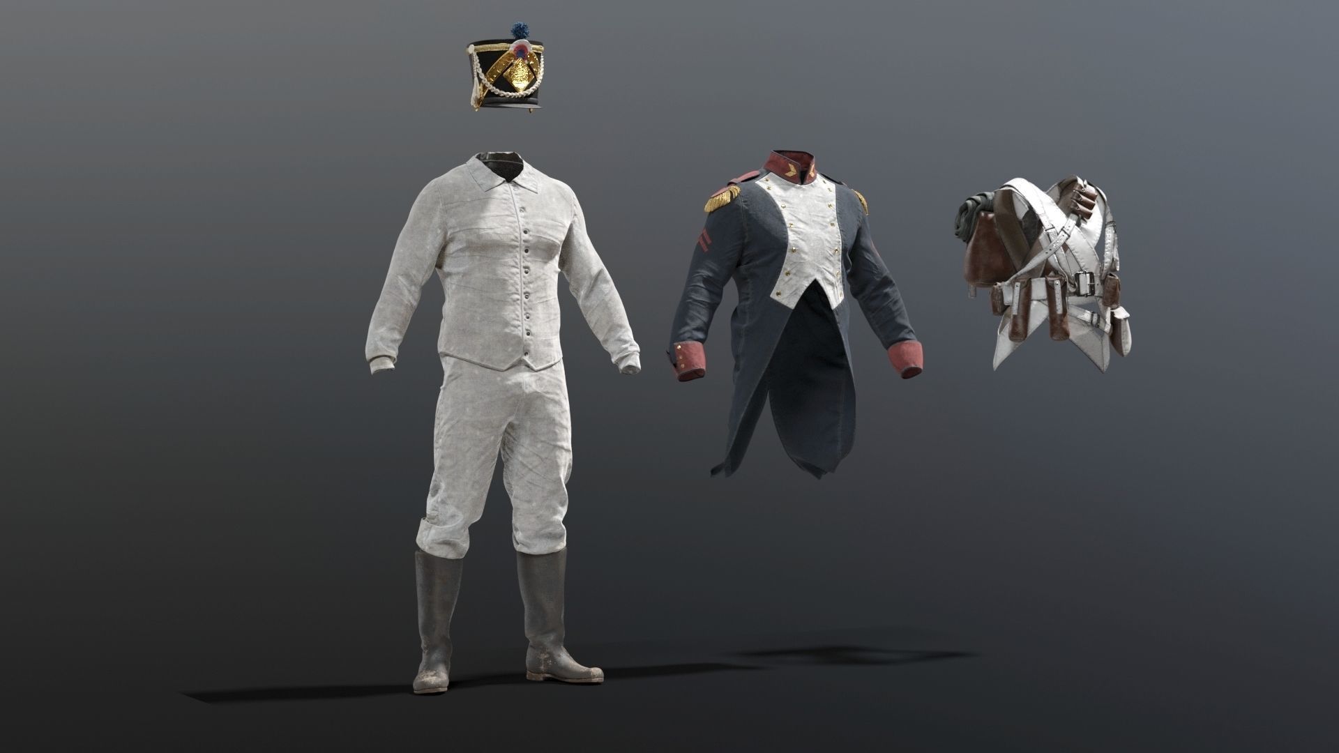 SOLDIER Grande Armee French 3D model_2