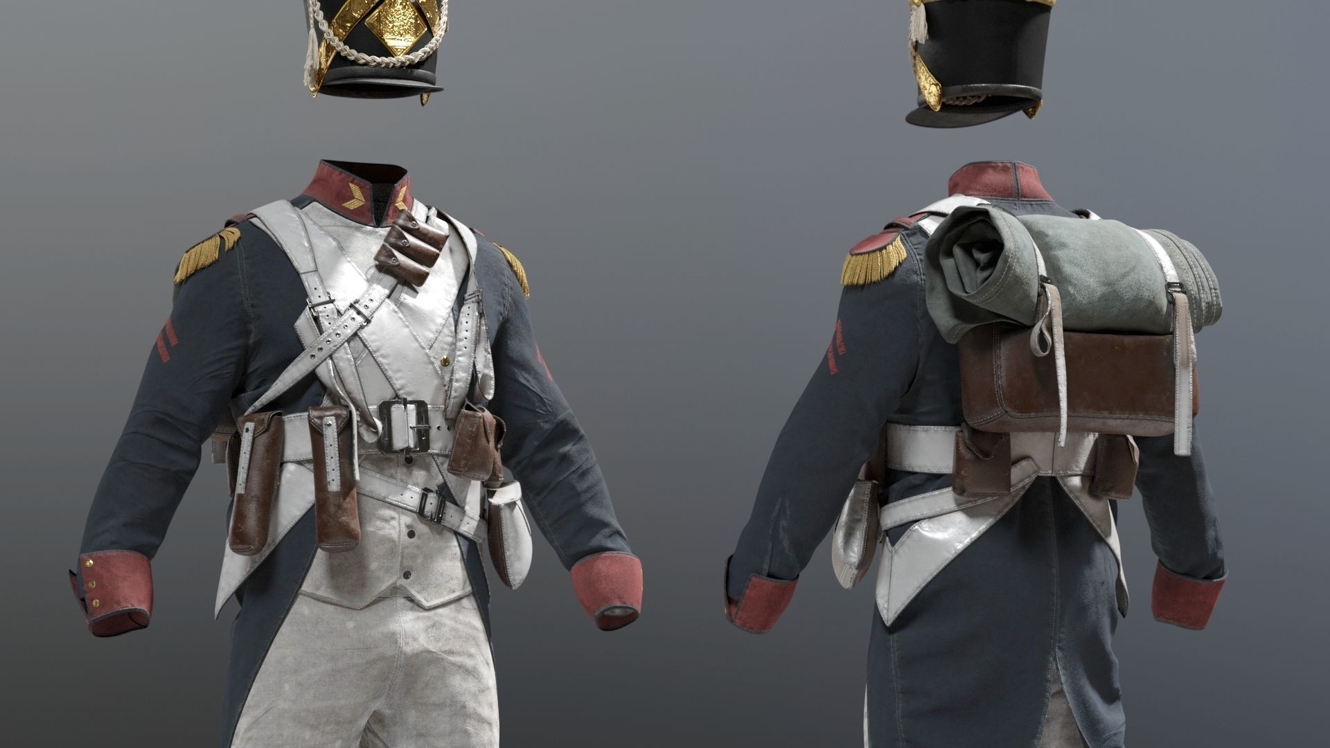 SOLDIER Grande Armee French 3D model_3