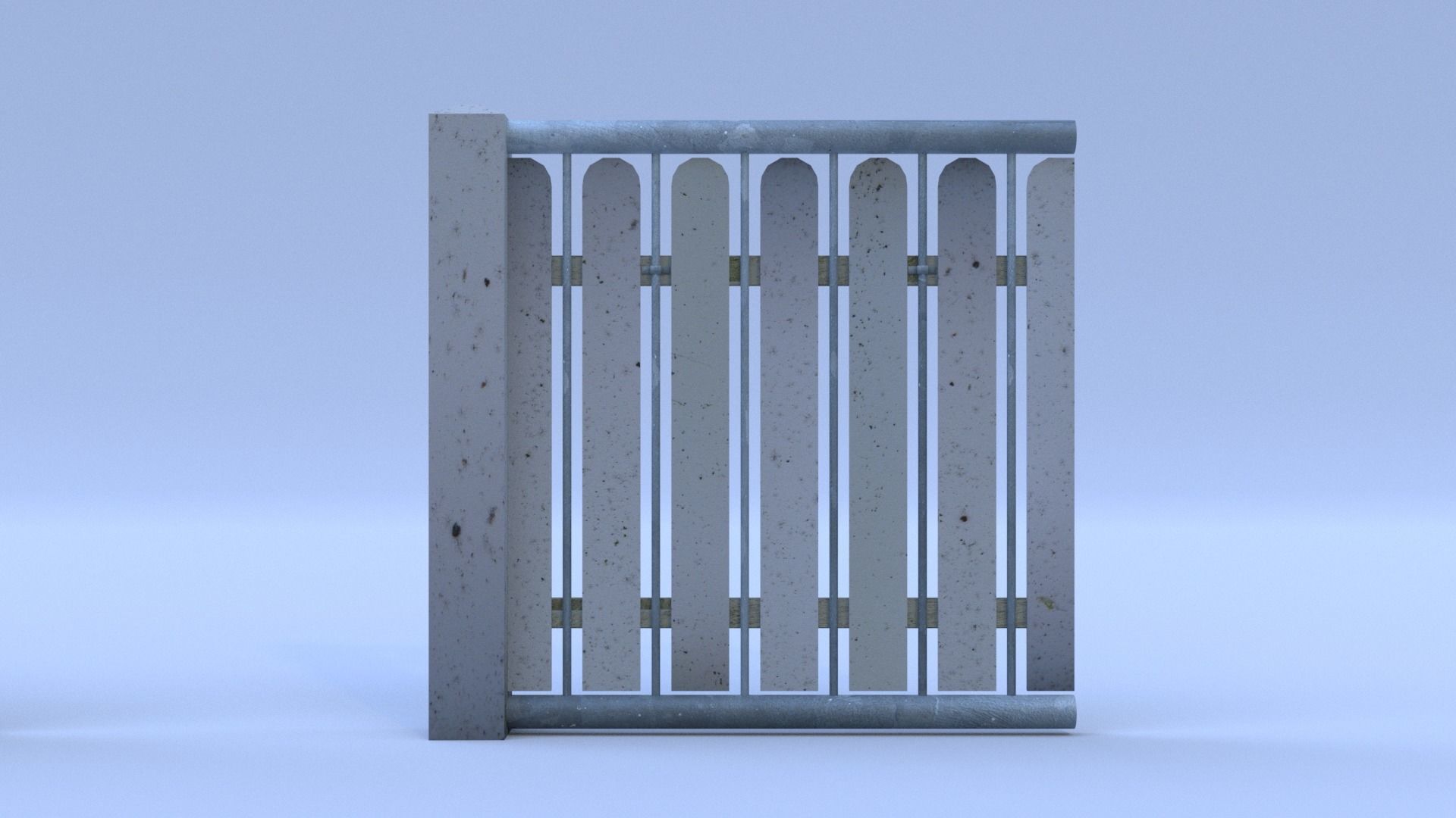 Fence 3D model_8