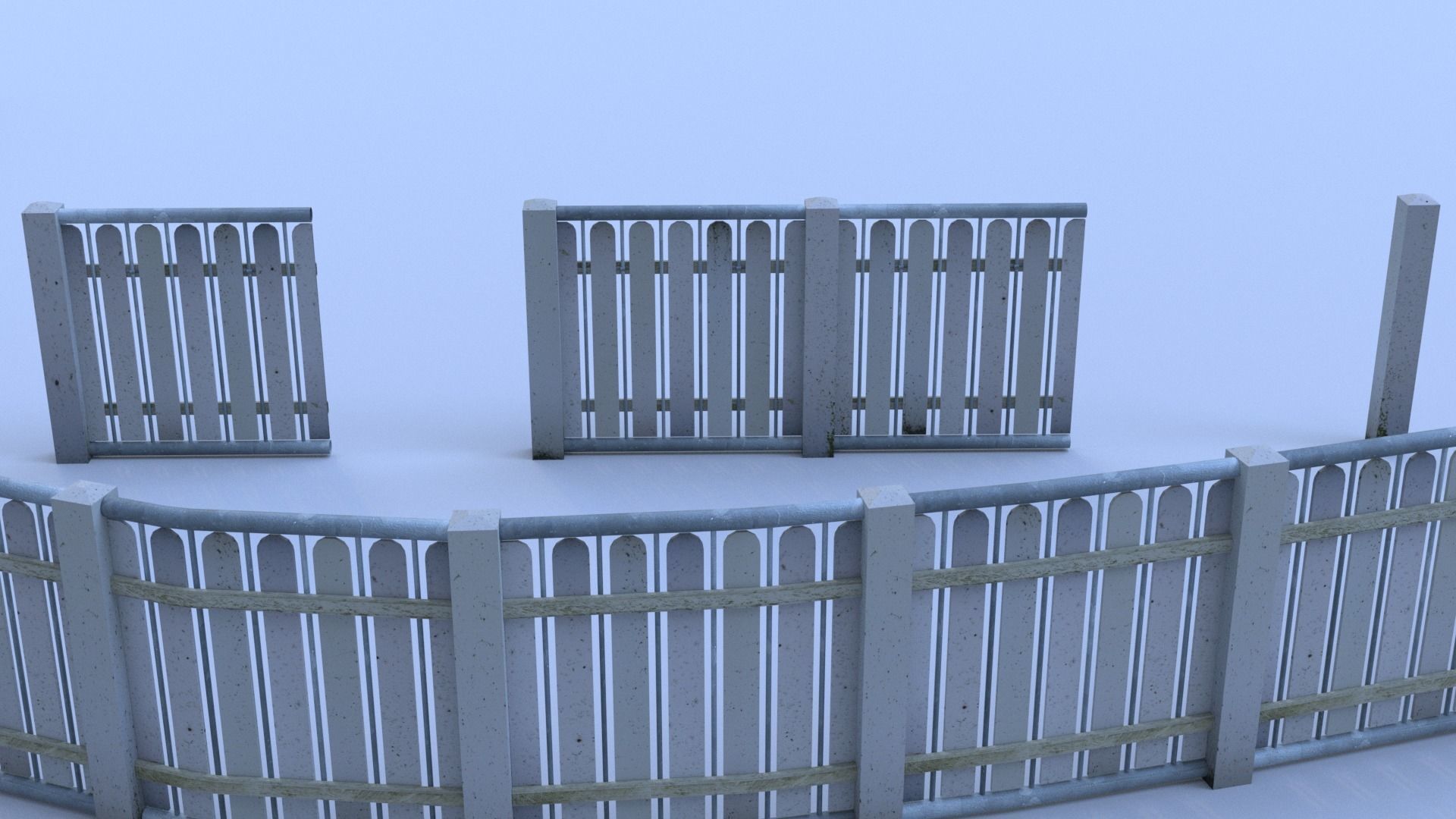 Fence 3D model_1