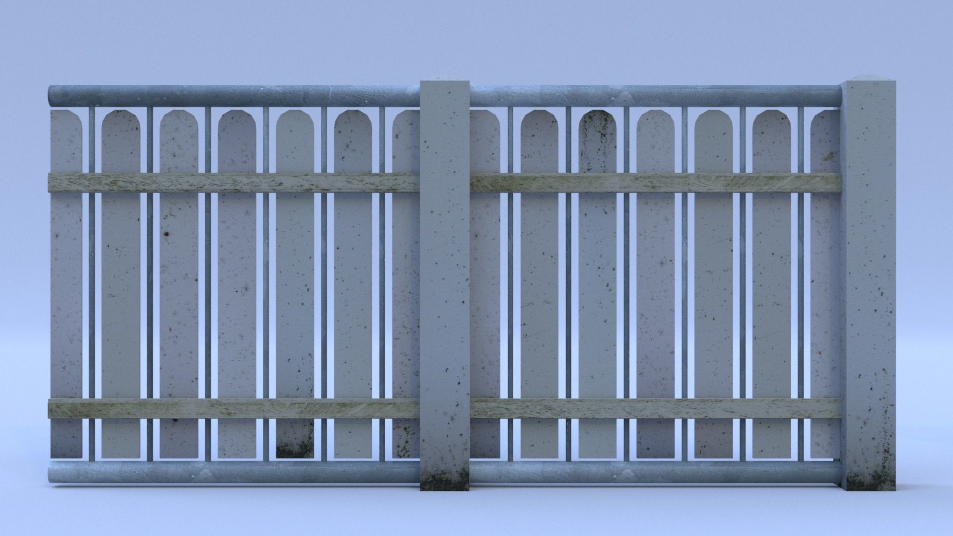 Fence 3D model_4