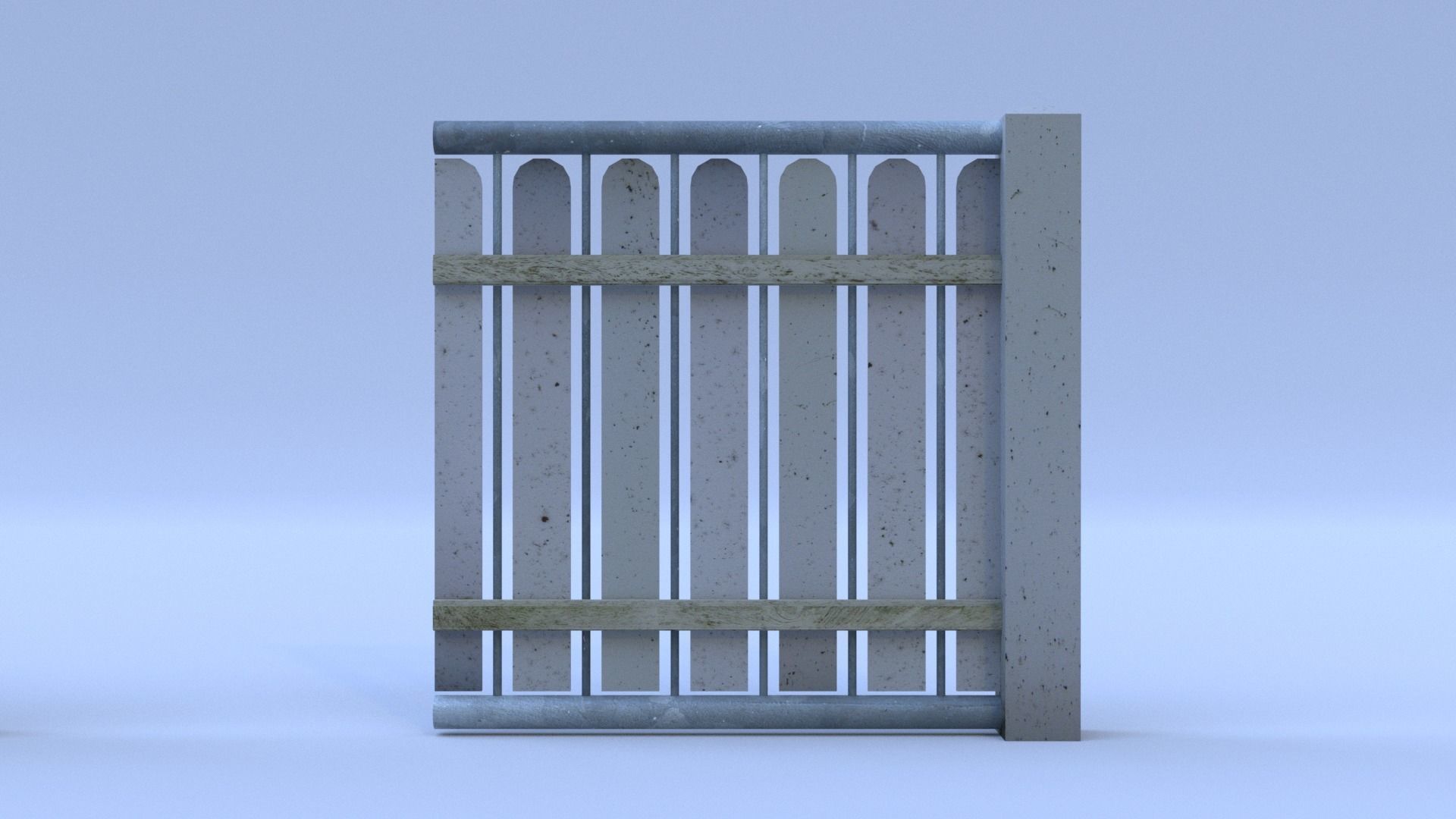 Fence 3D model_5