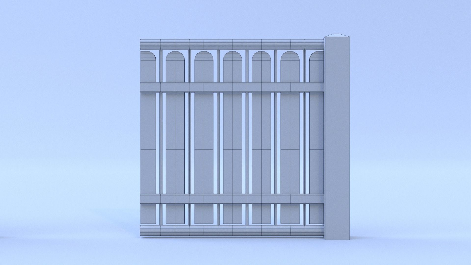 Fence 3D model_18