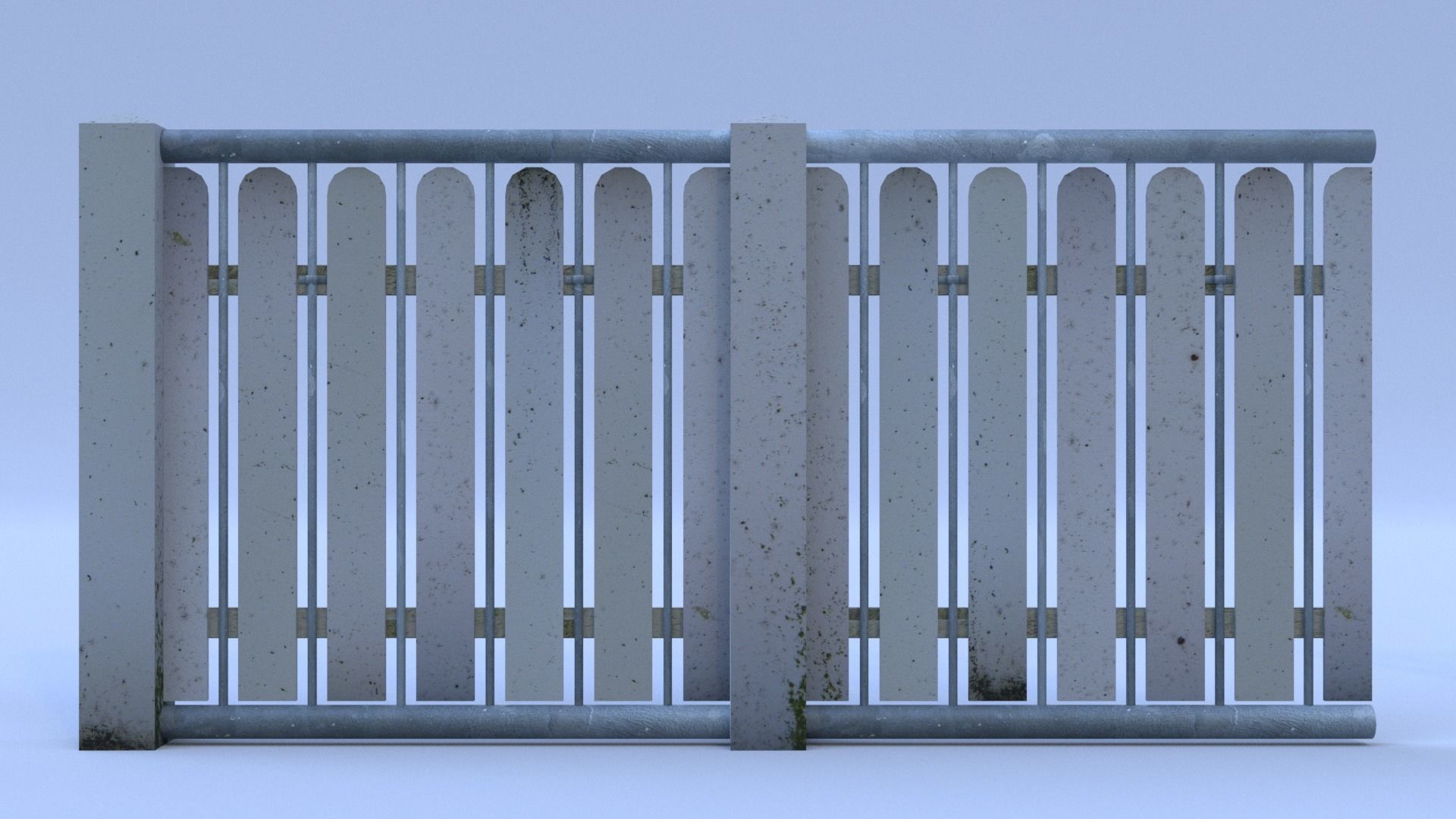 Fence 3D model_7