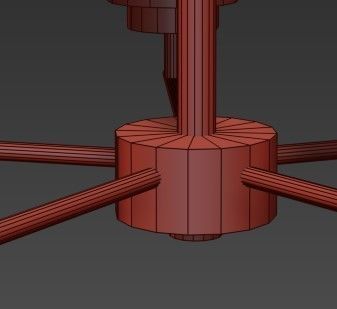 Maxim Lighting 10205ftsn Corona 5 Light Chandelier Atg 3D model_2