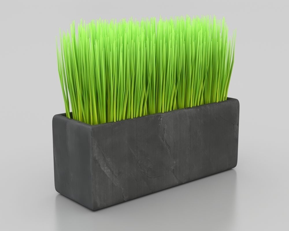 Box Planter 3D model_1