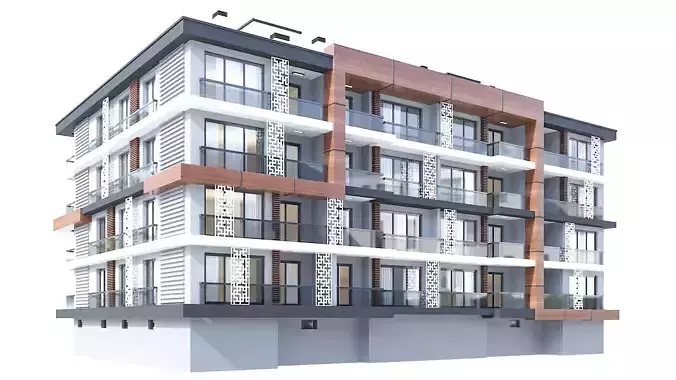 Modern Residential Building 01