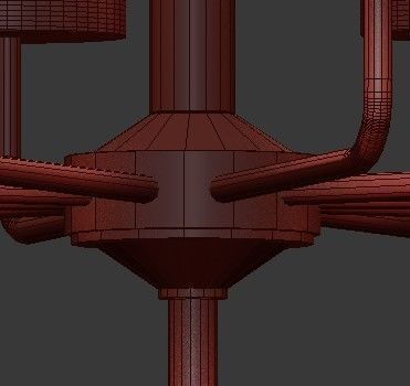 Hans Agne Jakobsso Chandelier 3D model_4