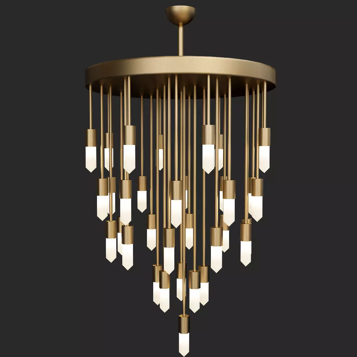 Maire chandelier 3D model_0