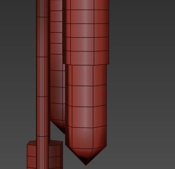 Maire chandelier 3D model_3