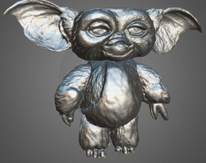 Guizmo Plastic Toy Gremlins Low-poly 3D model_6