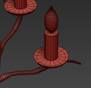 Currey Company Lighting Treetop Chandelier Small 3D model_2