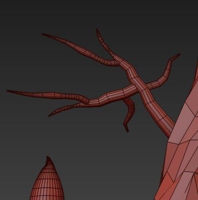 Currey Company Lighting Treetop Chandelier Small 3D model_3