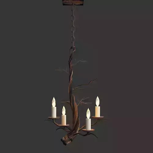 Currey Company Lighting Treetop Chandelier Small