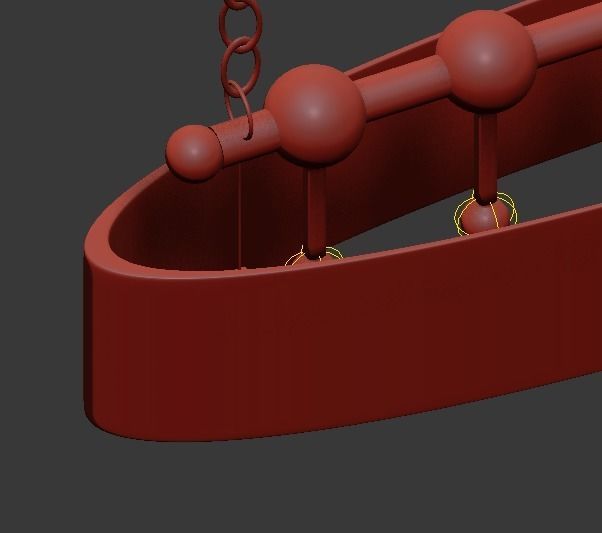 Currey Company Lighting Stillman Oval Chandelier 3D model_3