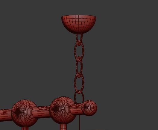 Currey Company Lighting Stillman Oval Chandelier 3D model_6