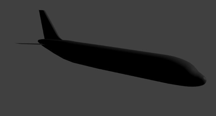 Airbus A320-200 Low-poly 3D model_4