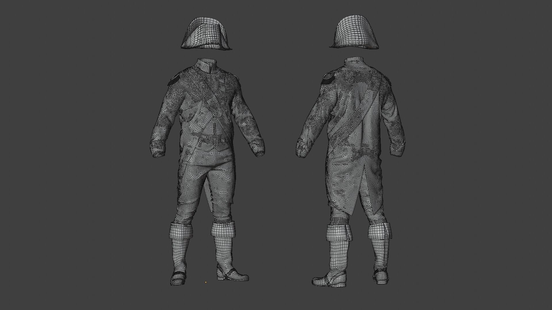 SOLDIER French NAPOLEON 3D model_84