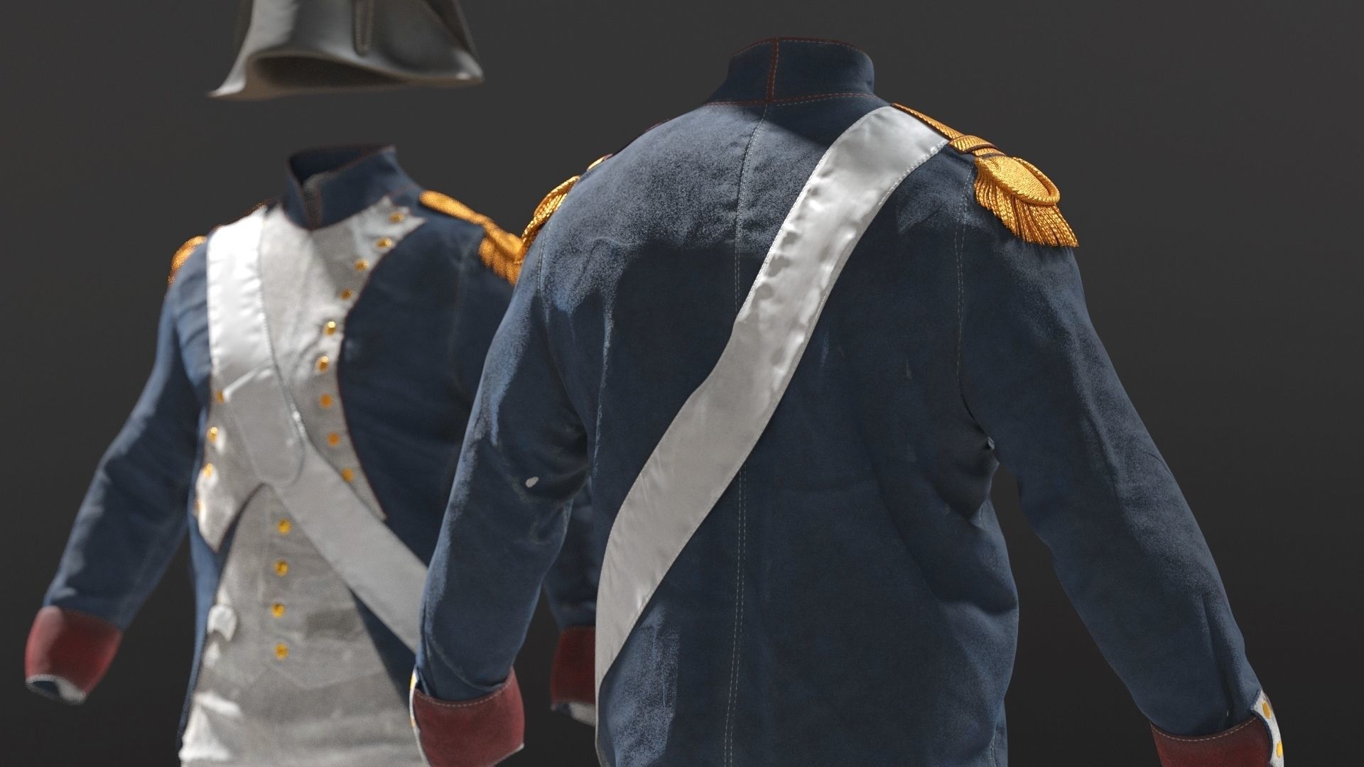 SOLDIER French NAPOLEON 3D model_26