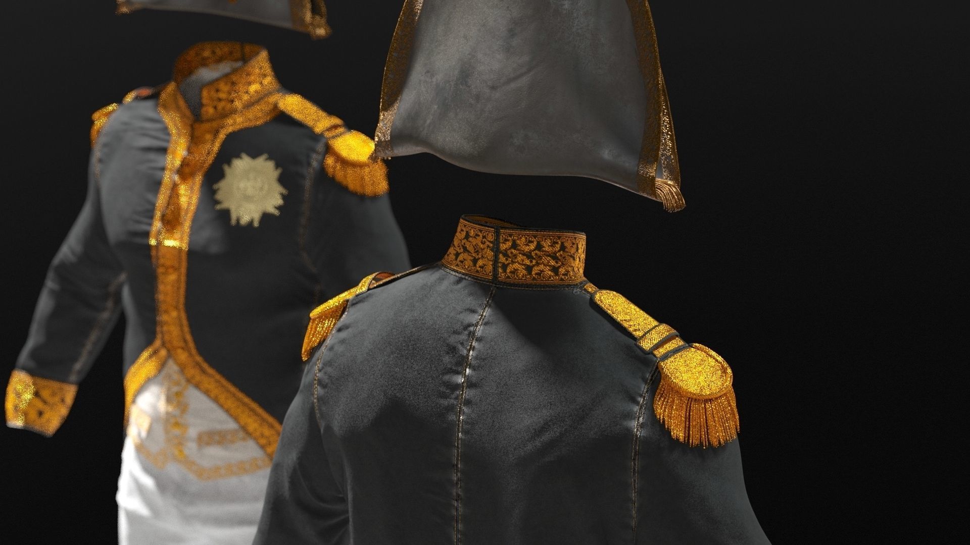 SOLDIER French NAPOLEON 3D model_38