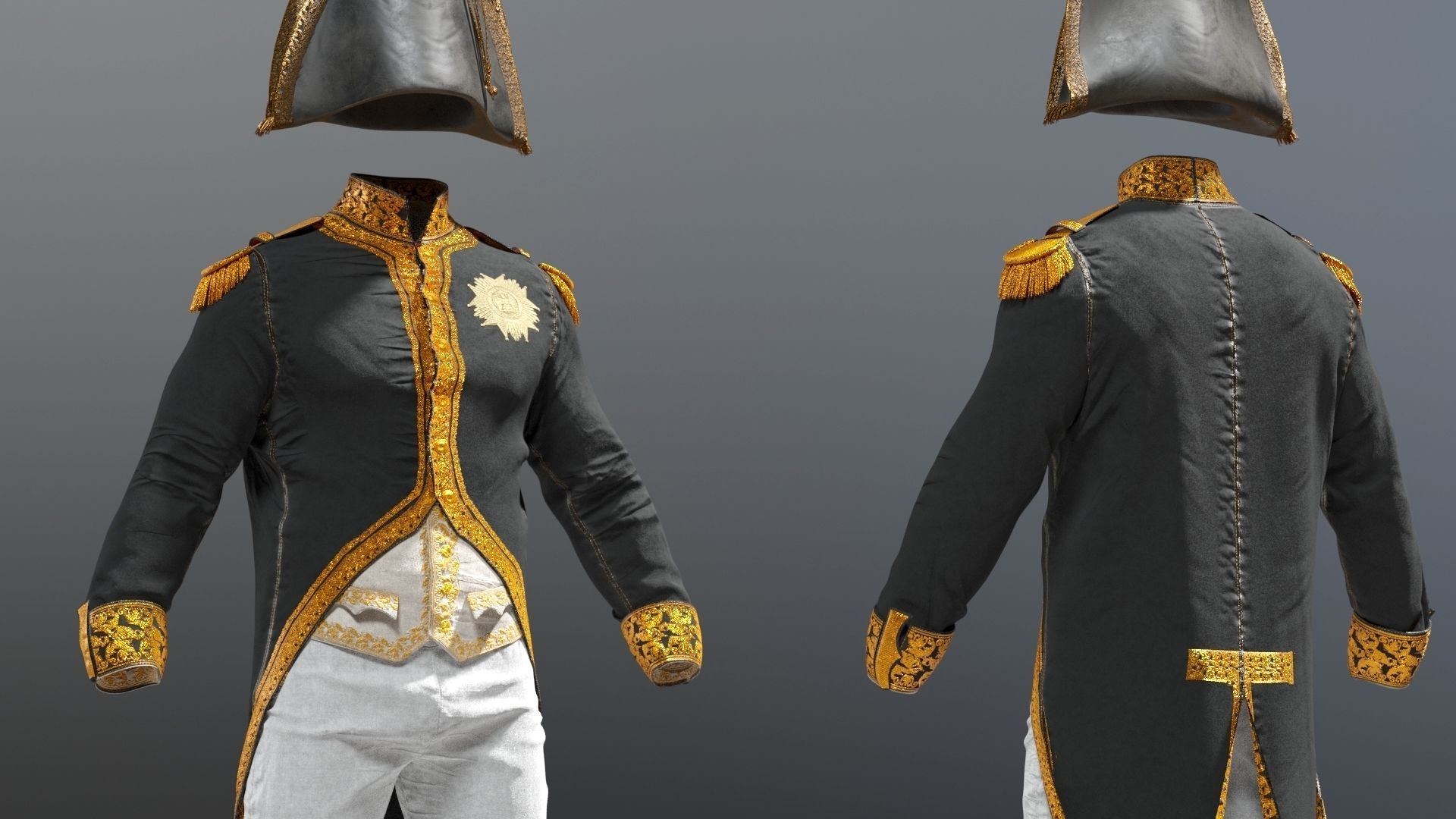 SOLDIER French NAPOLEON 3D model_29