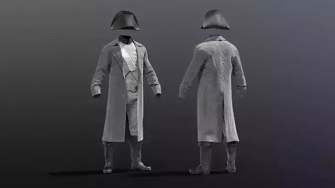 SOLDIER French NAPOLEON 3D model