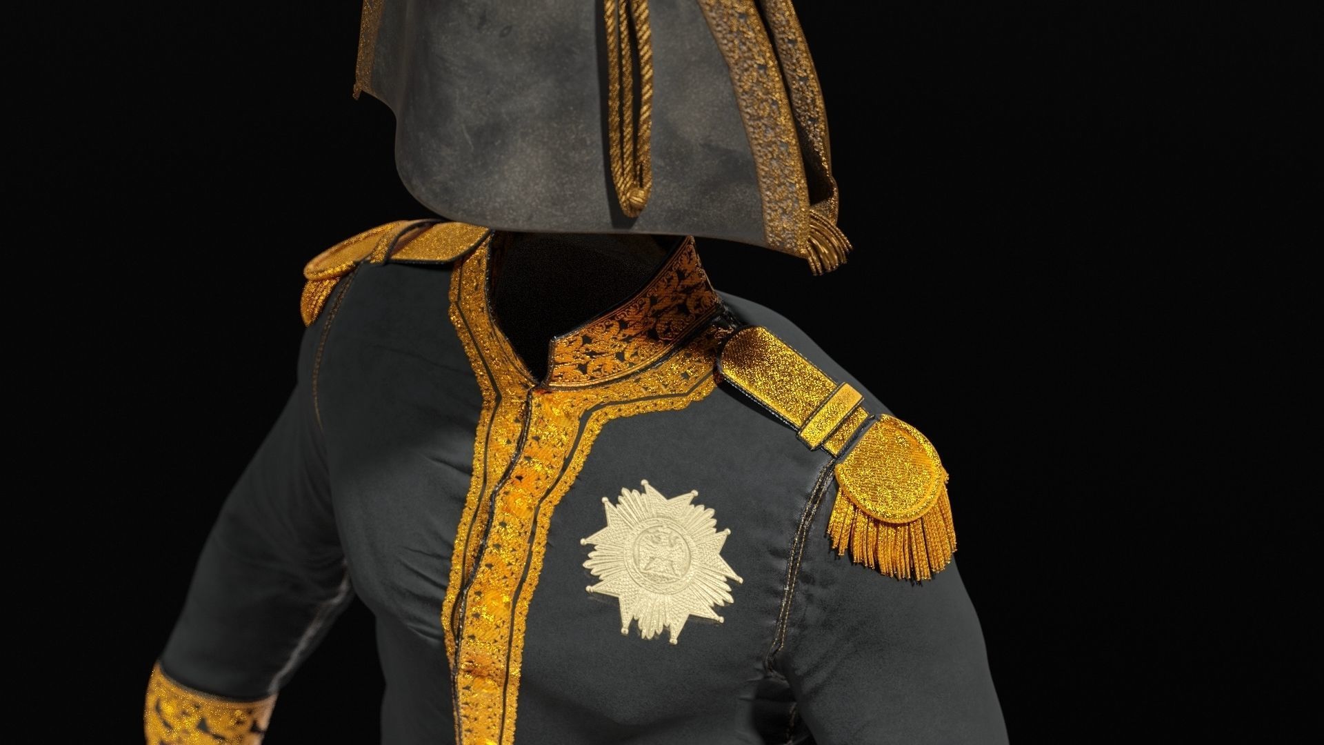 SOLDIER French NAPOLEON 3D model_28