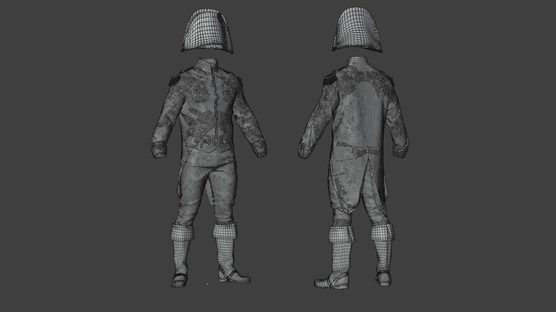 SOLDIER French NAPOLEON 3D model_99