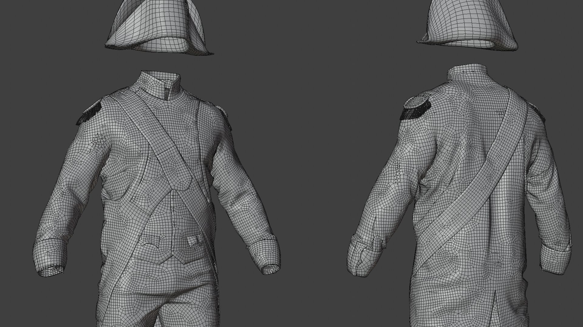 SOLDIER French NAPOLEON 3D model_89