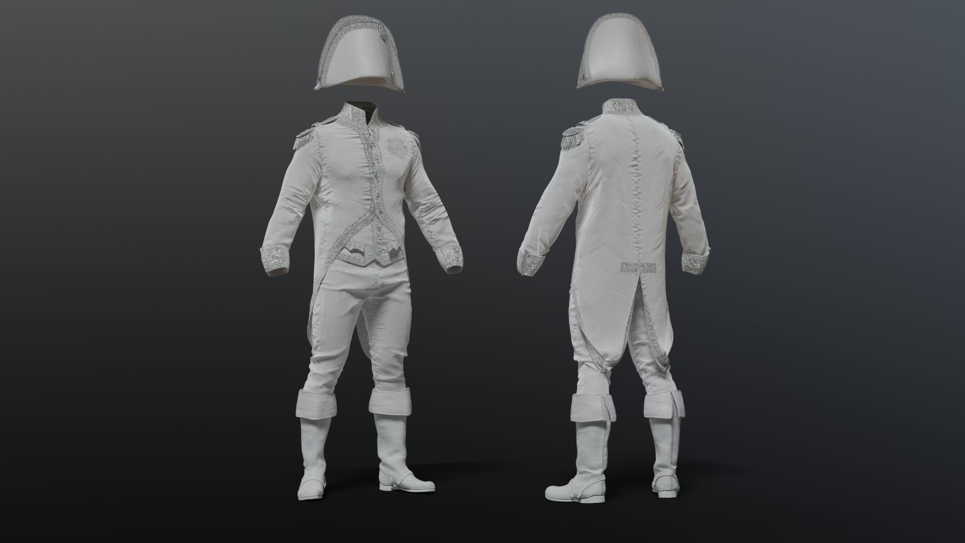 SOLDIER French NAPOLEON 3D model_61