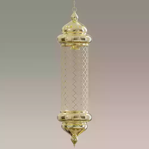 Arabian patterned hanging lantern