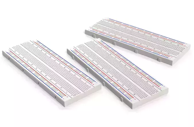 Breadboard 3D model