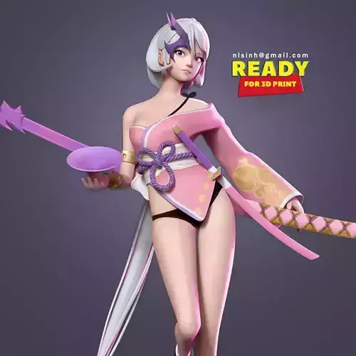 Beakah - Overhit Fanart 3D print model