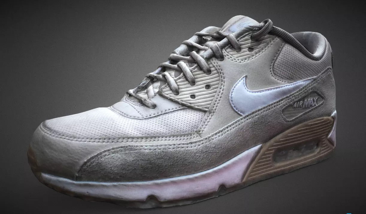 Nike Airmax Low-poly 3D model_0