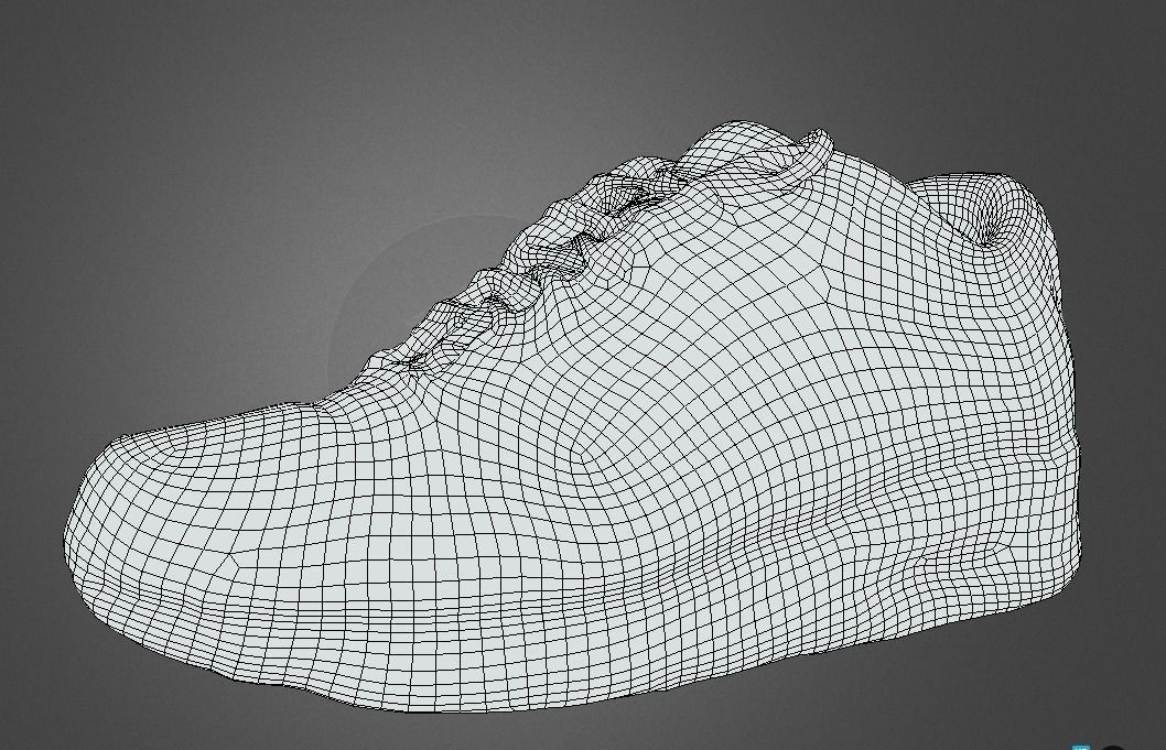 Nike Airmax Low-poly 3D model_4