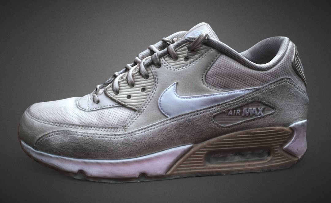 Nike Airmax Low-poly 3D model_1