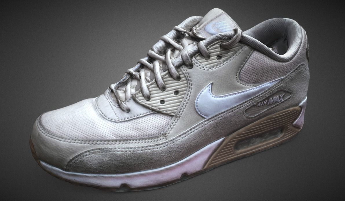 Nike Airmax Low-poly 3D model_2