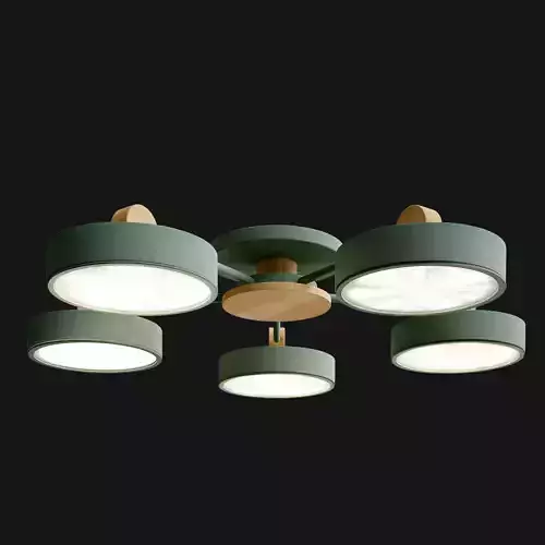 SHARK ceiling light with four round lights
