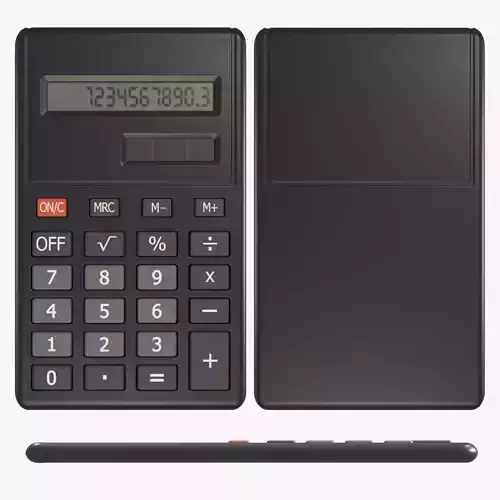 Calculator 3D model