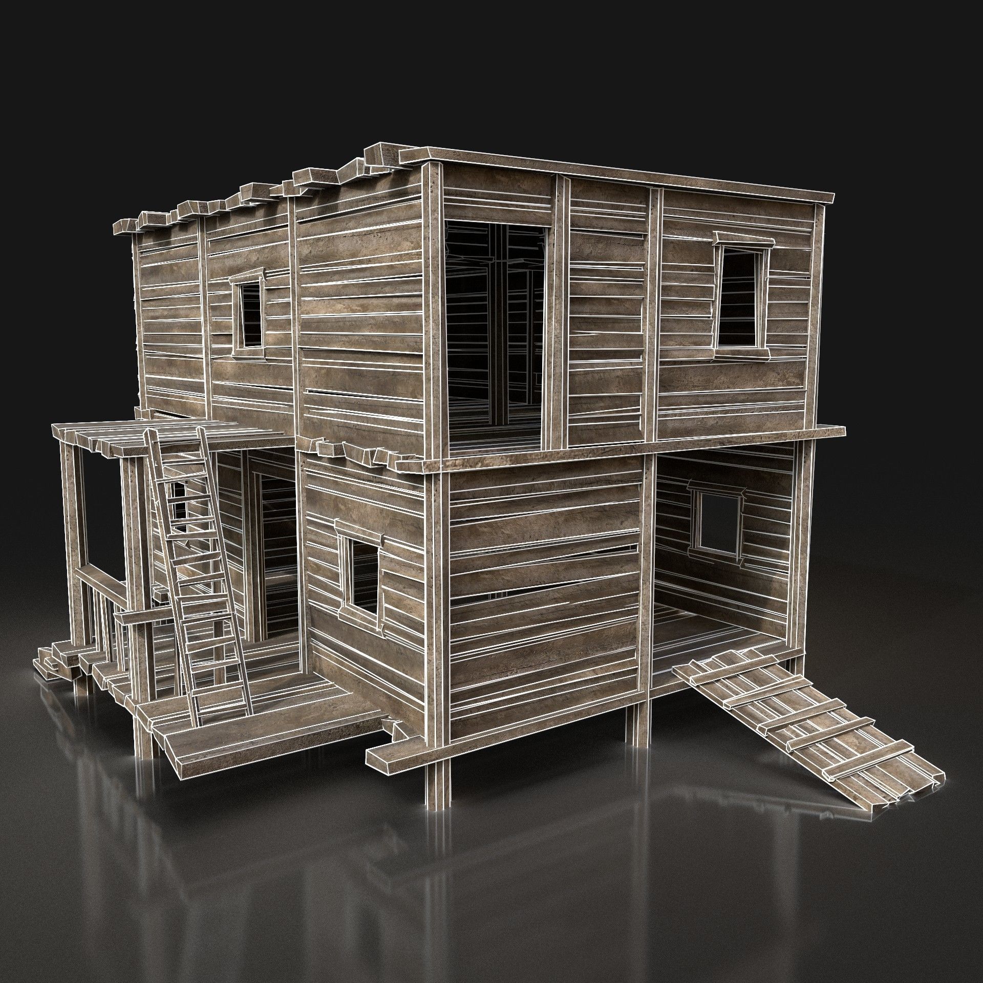 Free for awesome people Free low-poly 3D model_5