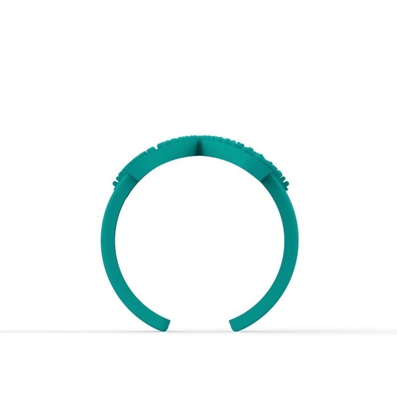 Women Ring butterfly 3dm stl vintage 3D print model_16