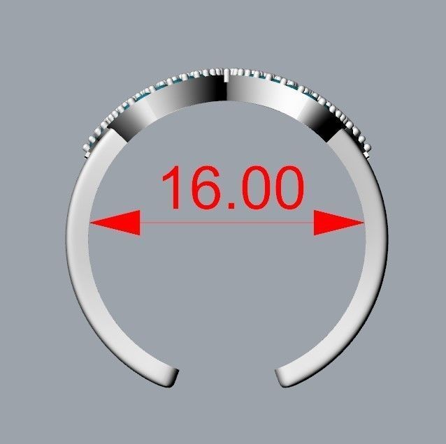 Women Ring butterfly 3dm stl vintage 3D print model_22