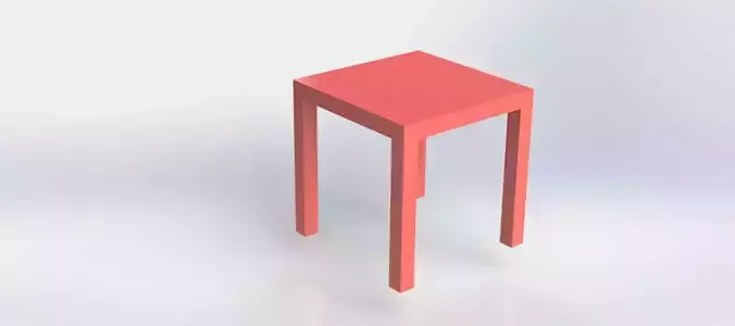 Table square stool